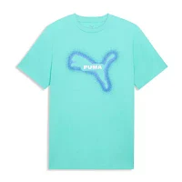 PUMA Big and Tall Mens Crew Neck Short Sleeve Graphic T-Shirt
