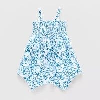 Okie Dokie Toddler & Little Girls Sleeveless Handkerchief Dress