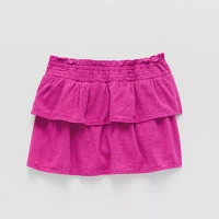 Okie Dokie Toddler & Little Girls Tiered Skirt