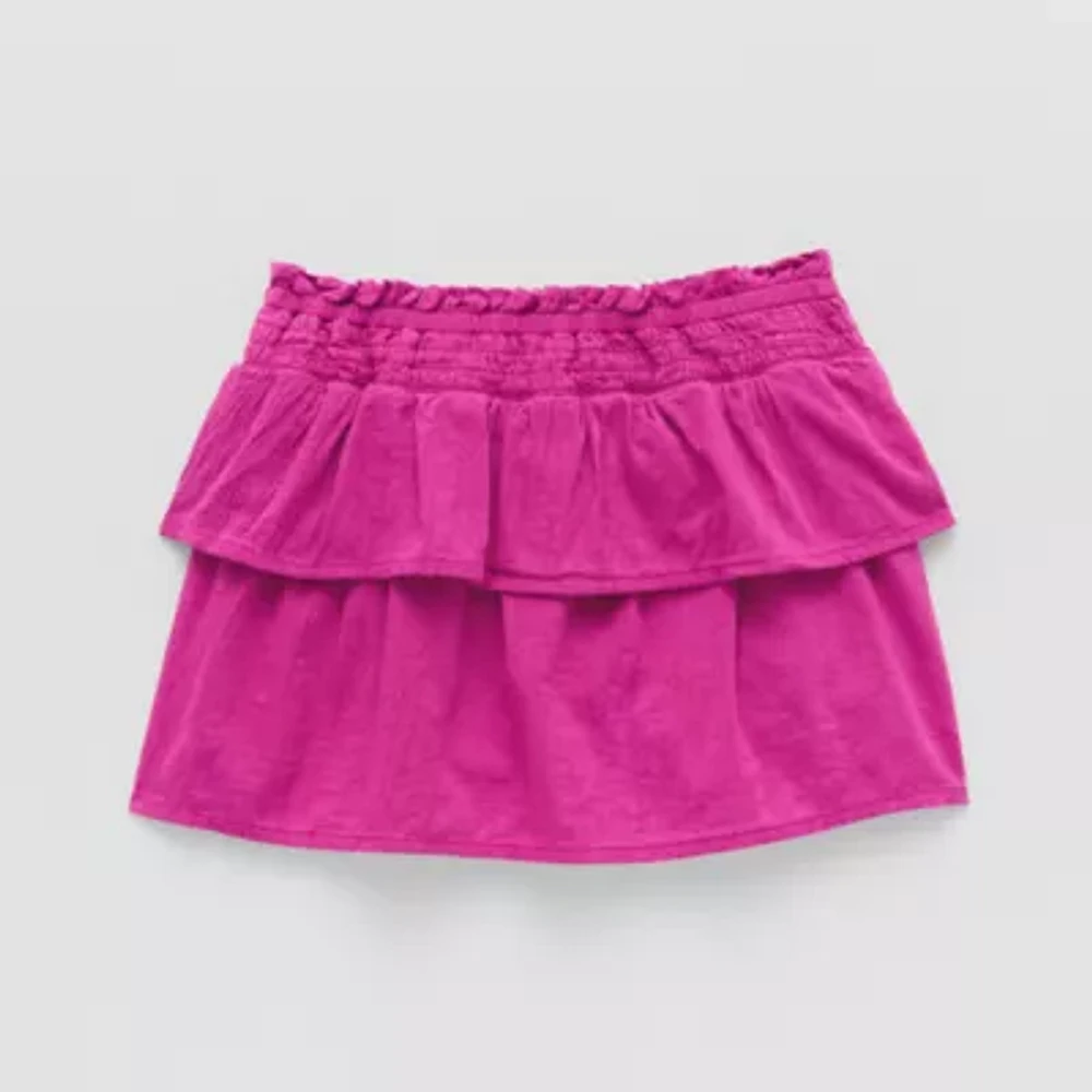 Okie Dokie Toddler & Little Girls Tiered Skirt