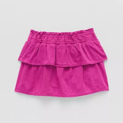 Okie Dokie Toddler & Little Girls Tiered Skirt