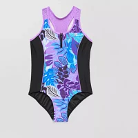 ZeroXposur Big Girls Floral One Piece+Cover-Ups