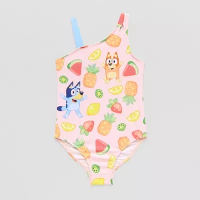 Little Girls Bluey One Piece Swimsuit