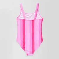 Little Girls Barbie One Piece Swimsuit