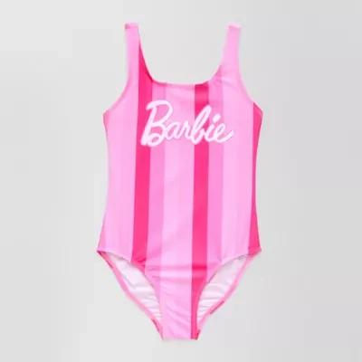 Little Girls Barbie One Piece Swimsuit