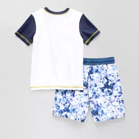 Little Boys Pokeman Rash Guard Set