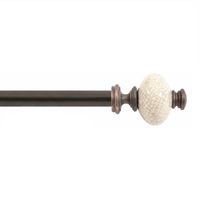 Deco Window Supreme Ceramic 1 IN Curtain Rod