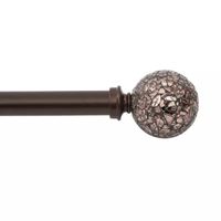 Deco Window Glory Mosaic 1 IN Adjustable Curtain Rod