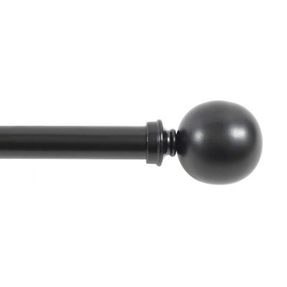 Deco Window Round Ball 1 Adjustable Curtain Rod