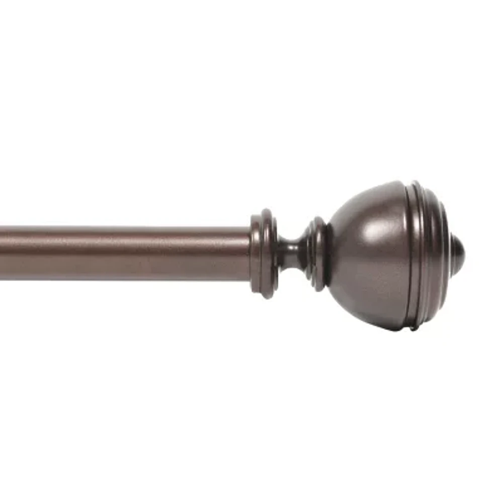 Deco Window Oval Urn 1 Adjustable Curtain Rod