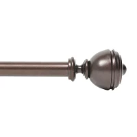 Deco Window Oval Urn 1 Adjustable Curtain Rod
