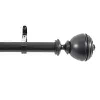 Deco Window Oval Urn 1 Adjustable Curtain Rod