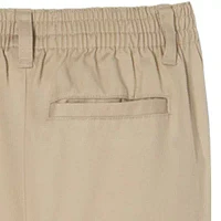 French Toast Little & Big Boys Relaxed Fit Pull-On Pant Straight Flat Front