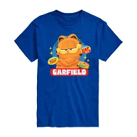 Mens Short Sleeve Garfield Graphic T-Shirt