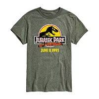 Mens Short Sleeve Jurassic World Graphic T-Shirt