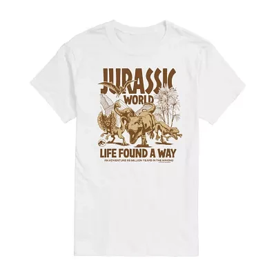 Mens Short Sleeve Jurassic World Graphic T-Shirt