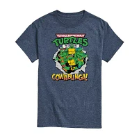 Mens Short Sleeve Teenage Mutant Ninja Turtles Graphic T-Shirt