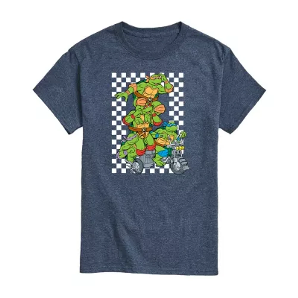 Mens Short Sleeve Teenage Mutant Ninja Turtles Graphic T-Shirt