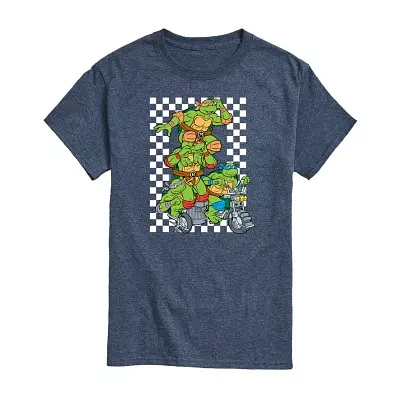 Mens Short Sleeve Teenage Mutant Ninja Turtles Graphic T-Shirt