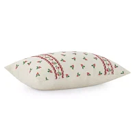 Martha Stewart Holly Berry Lumbar Pillow