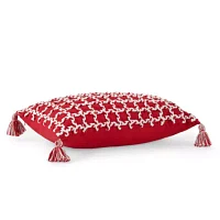 Martha Stewart Braided Plaid Lumbar Pillow