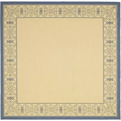 Courtyard Tribal Indoor/Outdoor Square Rugs