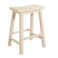 Barberry Counter Height Stool in Pure White