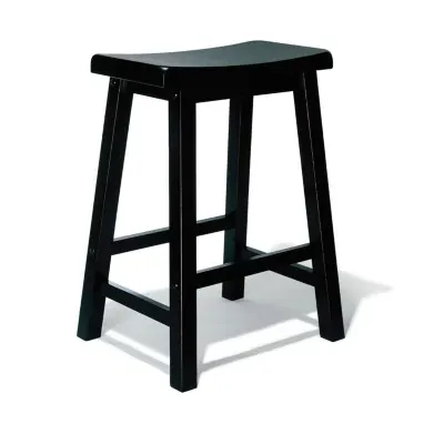 Barberry Counter Height Stool in Antique Black