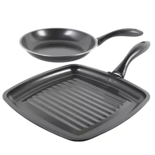 Gibson Home Chef du Jour 7-Piece Cookware Set Black