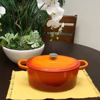 Crock Pot Artisan 7 Quart Enameled Cast Iron Oval Dutch Oven