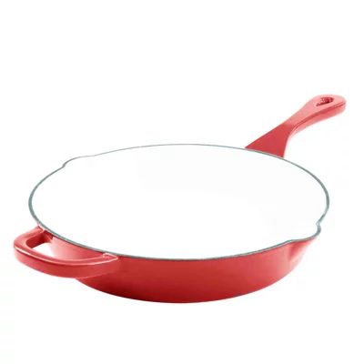 Crock Pot Artisan Enameled 8" Round Cast Iron Skillet