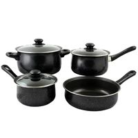 Gibson Home Casselman 7 piece Cookware Set with Bakelite Handle