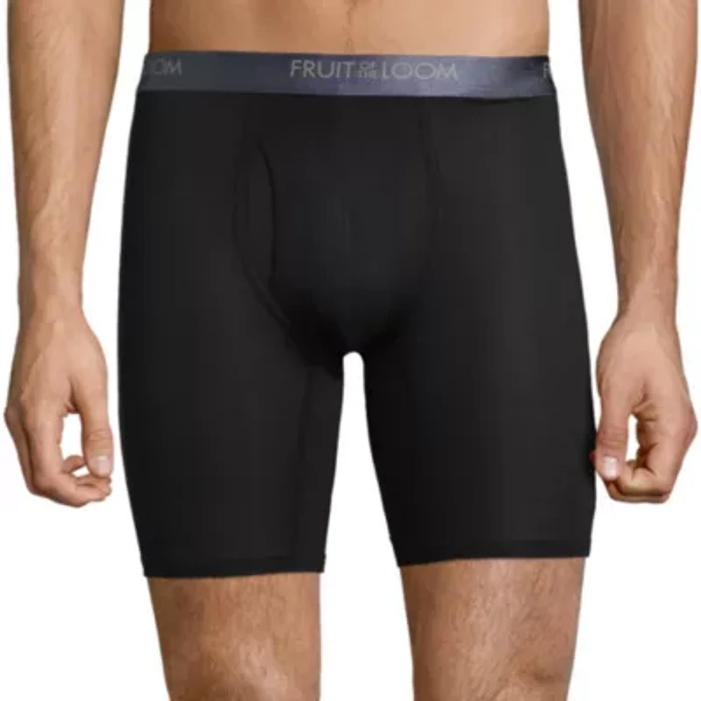 Fruit of the Loom Everlight 2+1 Long Leg Boxer Briefs Bonus Pack