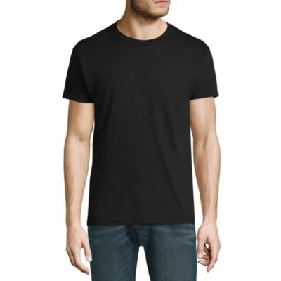 Hanes Comfortblend Mens 4 Pack Short Sleeve Crew Neck Moisture Wicking T-Shirt