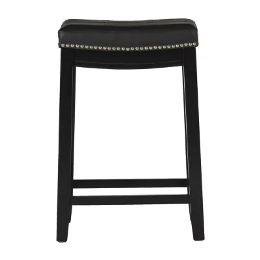 Lakeland Upholstered Backless Counter Stool