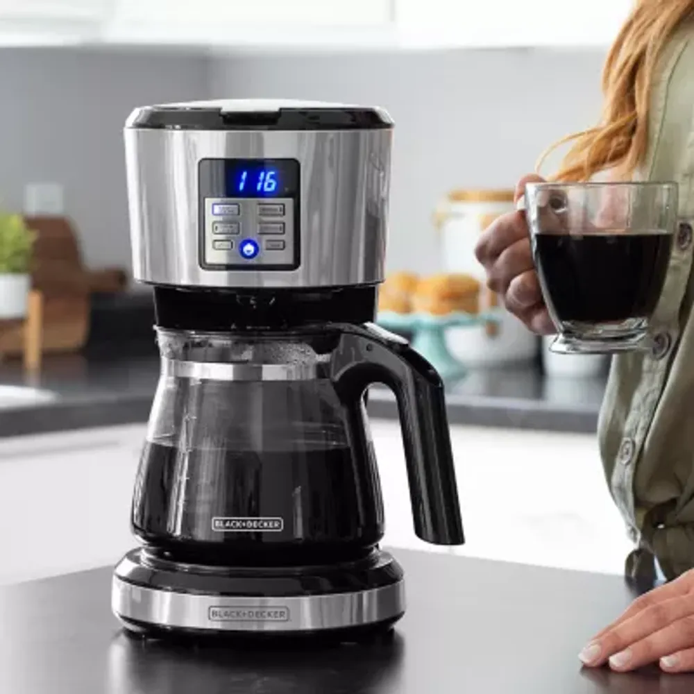 Black+Decker 12-Cup Programmable Coffee Maker With Vortex Technology
