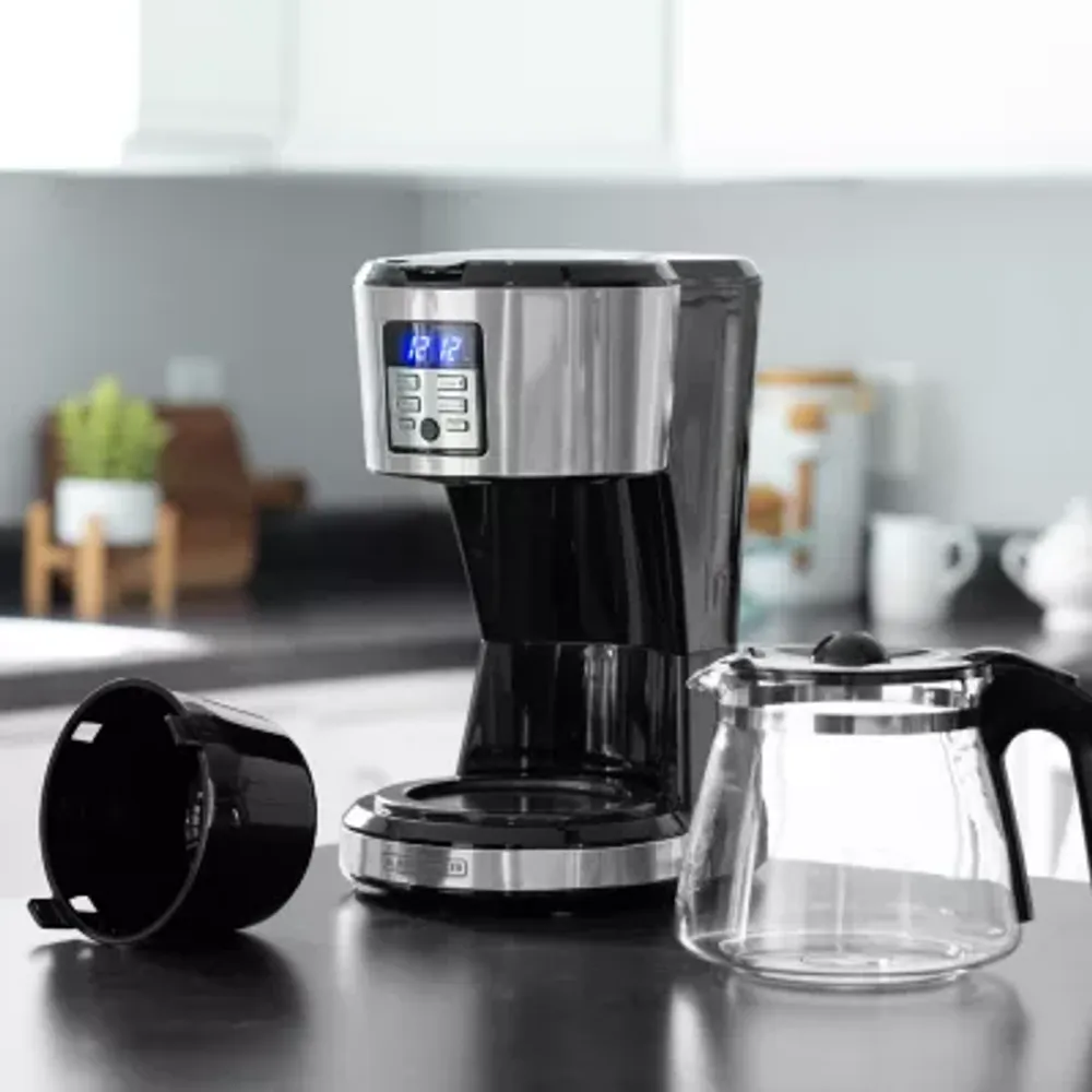 Black+Decker 12-Cup Programmable Coffee Maker With Vortex Technology