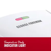 George Foreman 4-Serving Removable Plate & Panini Grill