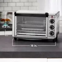 Black+Decker 6-Slice Crisp 'N Bake Air Fryer Toaster Oven