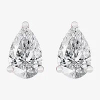 (H-I / SI1-SI2) 1/2 CT. T.W. Lab Grown White Diamond 14K Gold 5.3mm Pear Stud Earrings