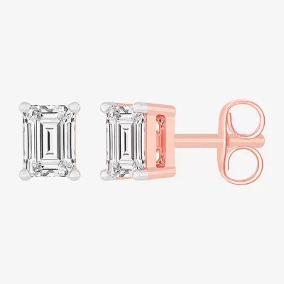 (H-I / SI1-SI2) 1/2 CT. T.W. Lab Grown White Diamond 14K Gold 4.2mm Stud Earrings