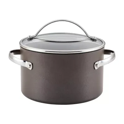 Ayesha Curry Hard Anodized Collection 4-qt. Sauce Pan with Lid