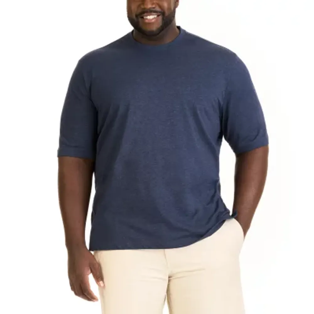 Van Heusen Stainshield Big and Tall Mens Crew Neck Short Sleeve T-Shirt