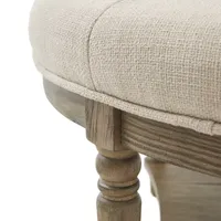 Martha Stewart Cedric Upholstered Ottoman