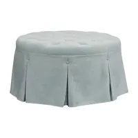 Martha Stewart Terri Upholstered Ottoman