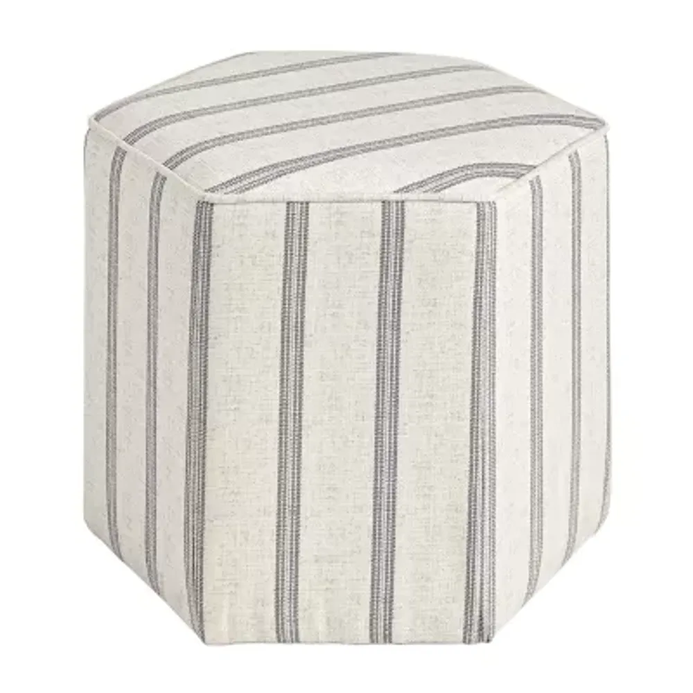 Martha Stewart Ellen Upholstered Ottoman