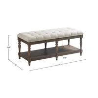 Martha Stewart Highland Storage Bench