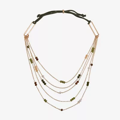 Mixit Gold Tone 30 Inch Link Strand Necklace