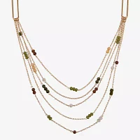 Mixit Gold Tone 30 Inch Link Strand Necklace