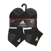 adidas Little & Big Boys 6 Pair Low Cut Socks